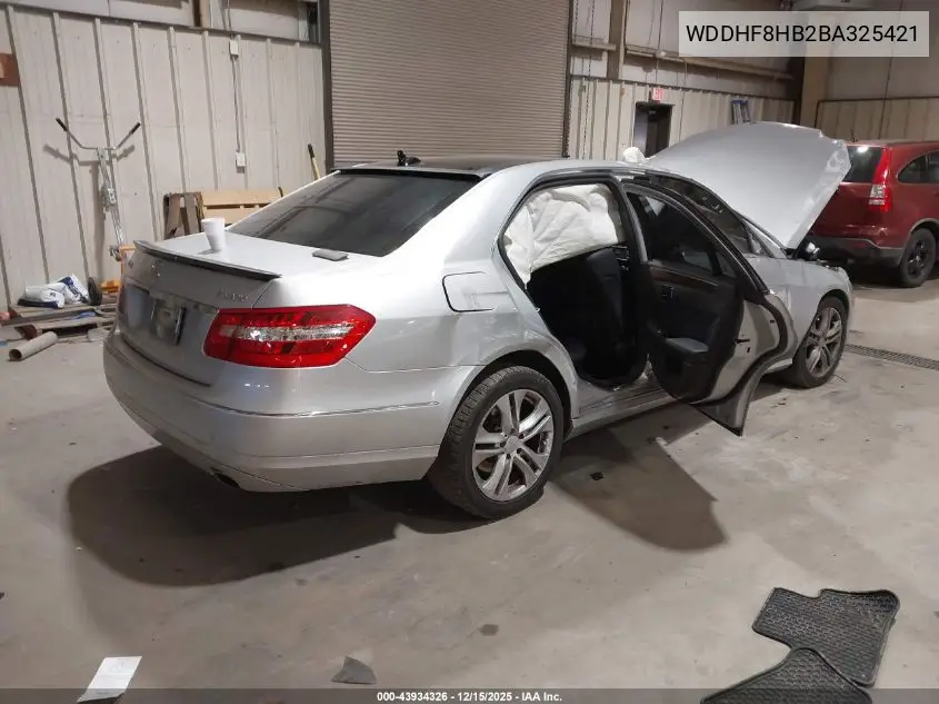 WDDHF8HB2BA325421 2011 Mercedes-Benz E 350 4Matic