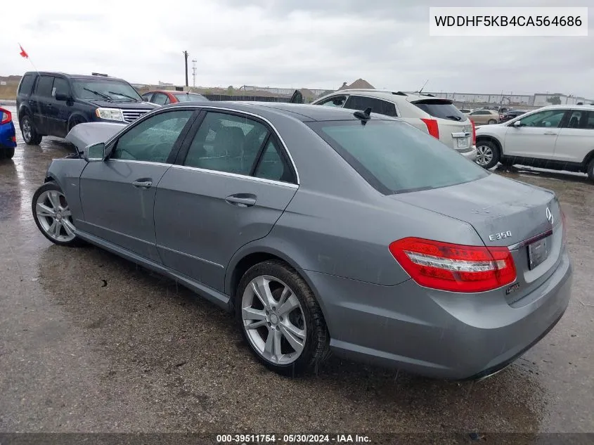 WDDHF5KB4CA564686 2012 Mercedes-Benz E 350