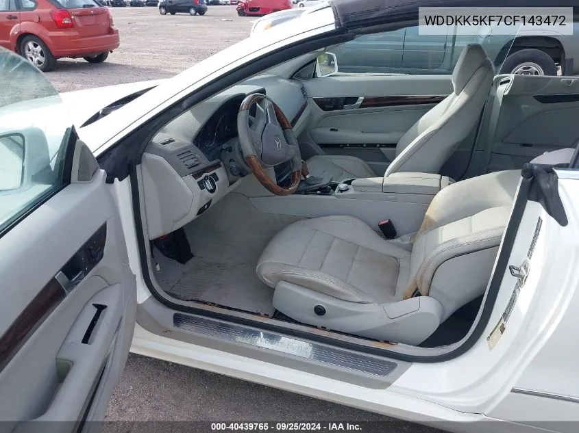 WDDKK5KF7CF143472 2012 Mercedes-Benz E 350