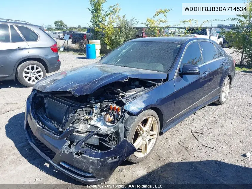 WDDHF8JB3DA714534 2013 Mercedes-Benz E 350 4Matic