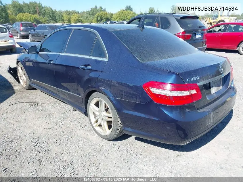 WDDHF8JB3DA714534 2013 Mercedes-Benz E 350 4Matic