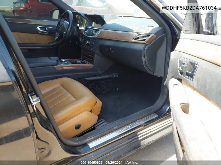 WDDHF5KB2DA761034 2013 Mercedes-Benz E 350