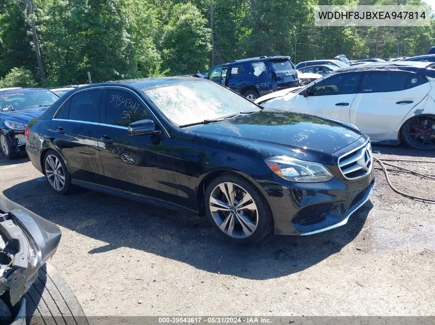 WDDHF8JBXEA947814 2014 Mercedes-Benz E 350 4Matic