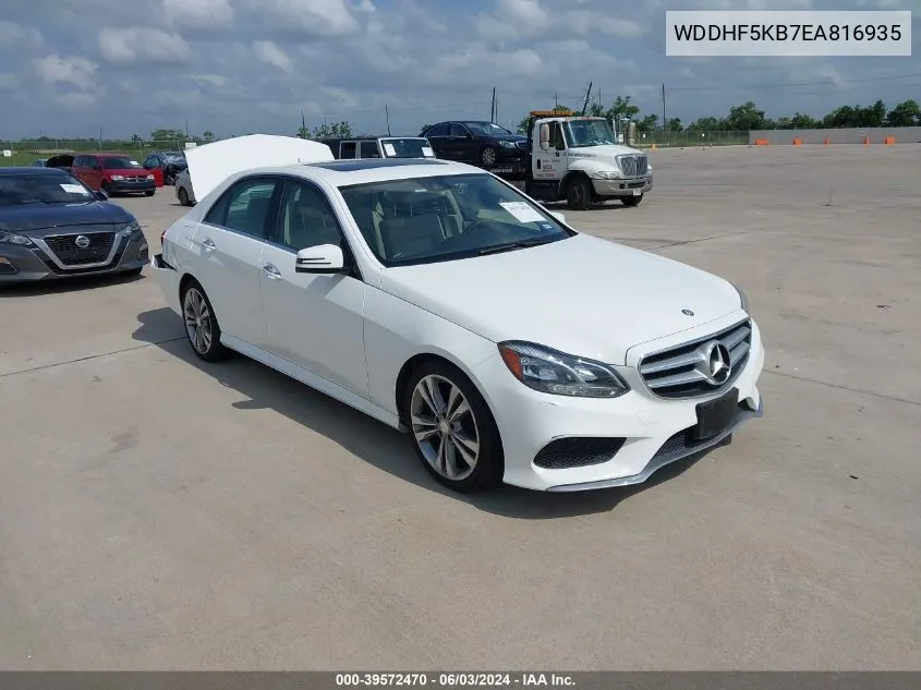 WDDHF5KB7EA816935 2014 Mercedes-Benz E 350