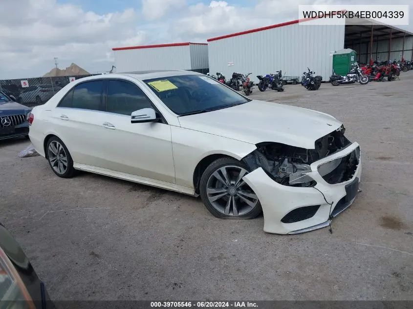 WDDHF5KB4EB004339 2014 Mercedes-Benz E 350 350