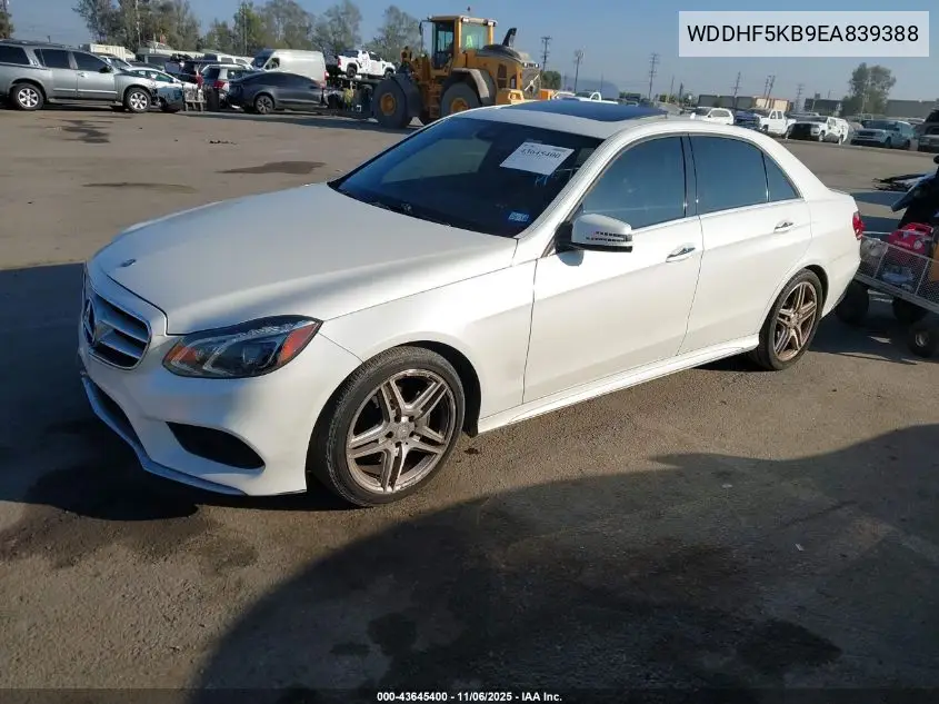 WDDHF5KB9EA839388 2014 Mercedes-Benz E 350