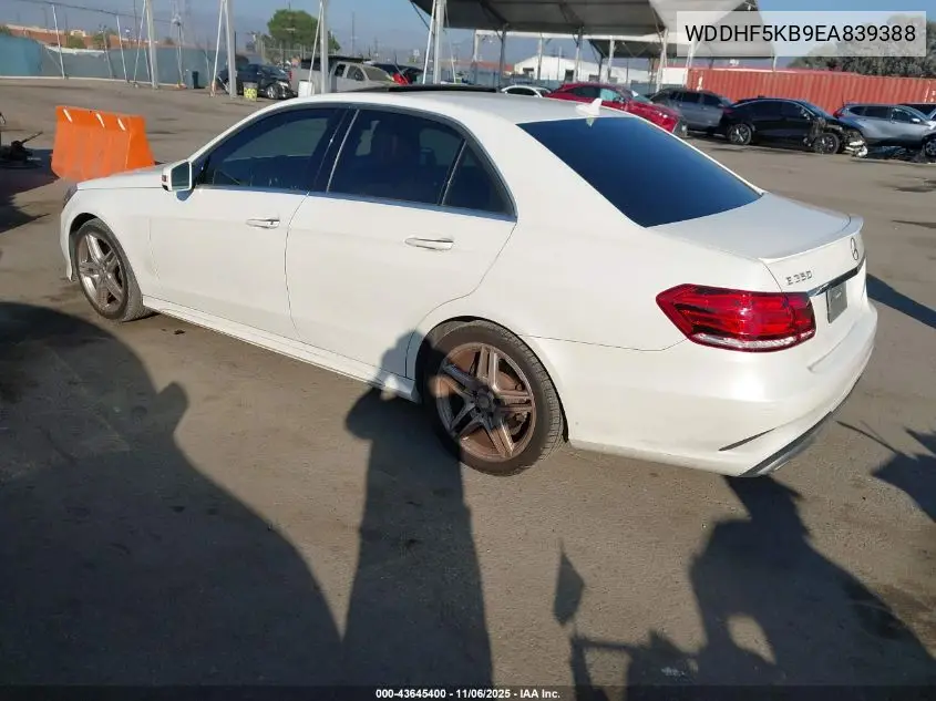 WDDHF5KB9EA839388 2014 Mercedes-Benz E 350