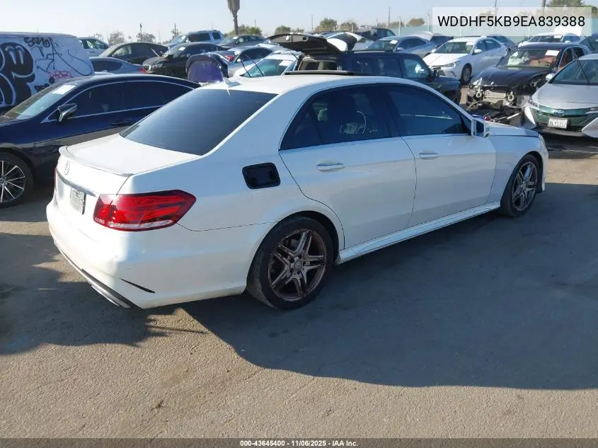 WDDHF5KB9EA839388 2014 Mercedes-Benz E 350