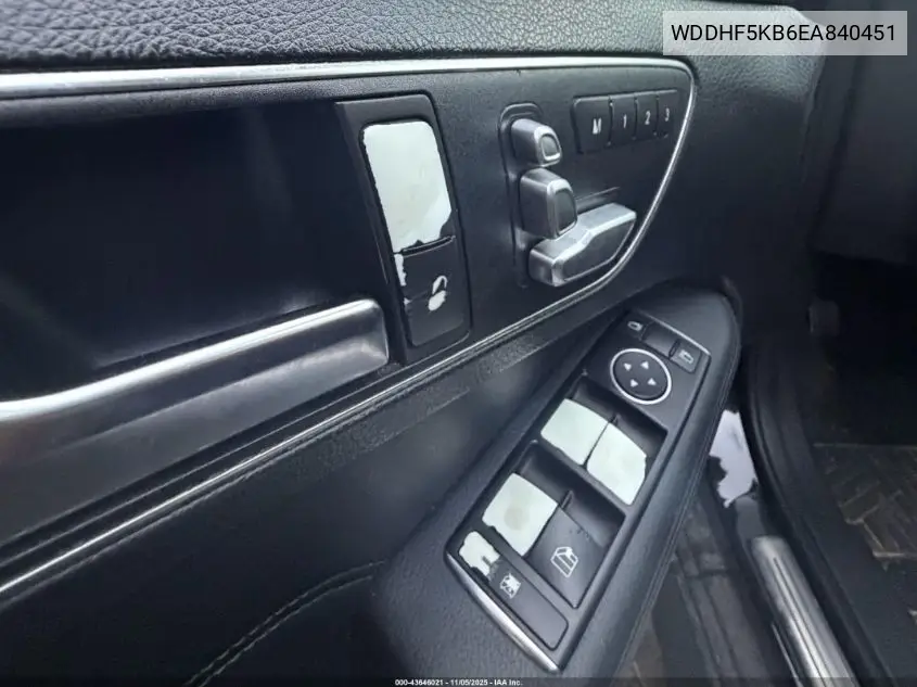 WDDHF5KB6EA840451 2014 Mercedes-Benz E 350