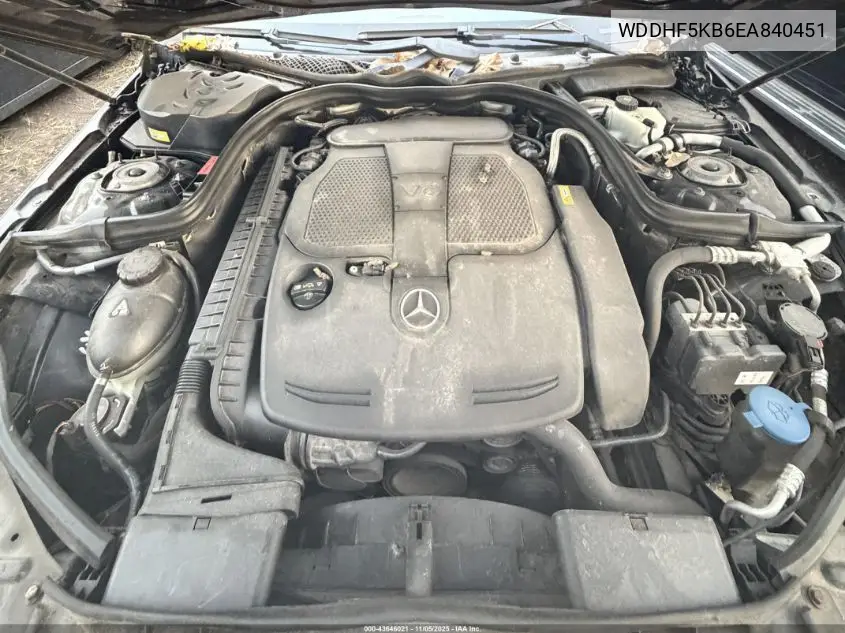 WDDHF5KB6EA840451 2014 Mercedes-Benz E 350