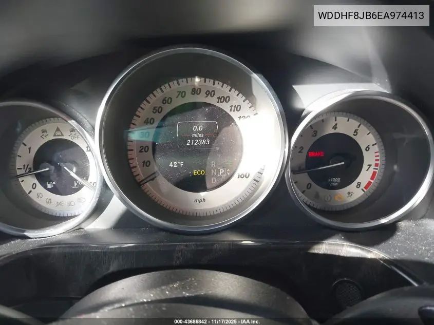 WDDHF8JB6EA974413 2014 Mercedes-Benz E 350 4Matic
