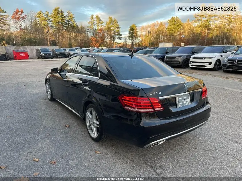 WDDHF8JB8EA862826 2014 Mercedes-Benz E 350 4Matic