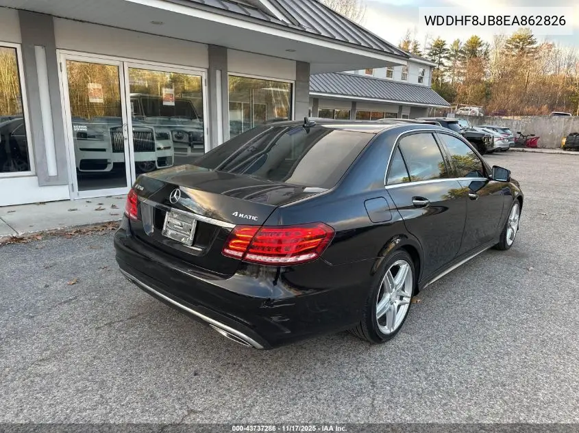WDDHF8JB8EA862826 2014 Mercedes-Benz E 350 4Matic