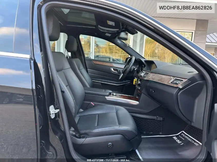 WDDHF8JB8EA862826 2014 Mercedes-Benz E 350 4Matic