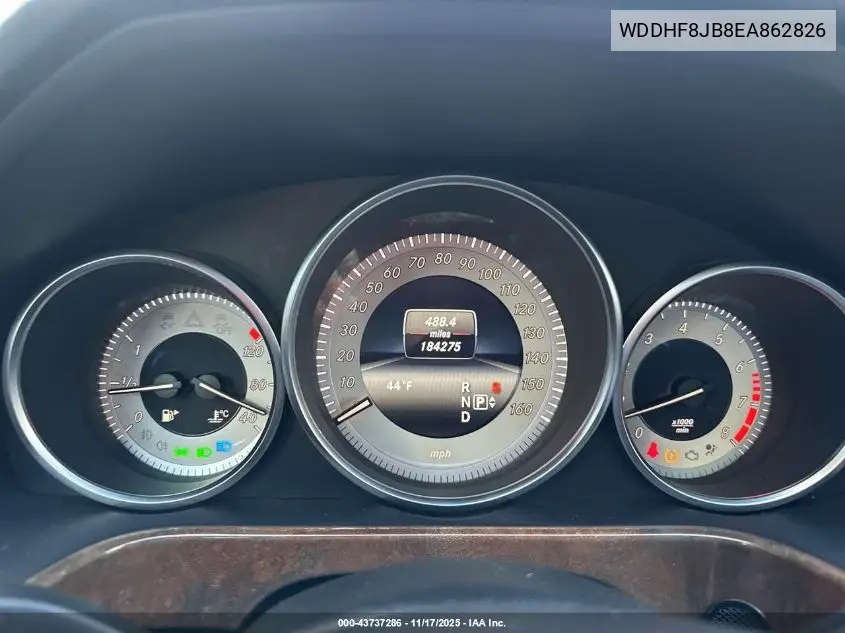 WDDHF8JB8EA862826 2014 Mercedes-Benz E 350 4Matic
