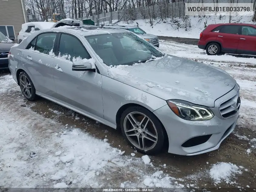 WDDHF8JB1EB033798 2014 Mercedes-Benz E 350 4Matic