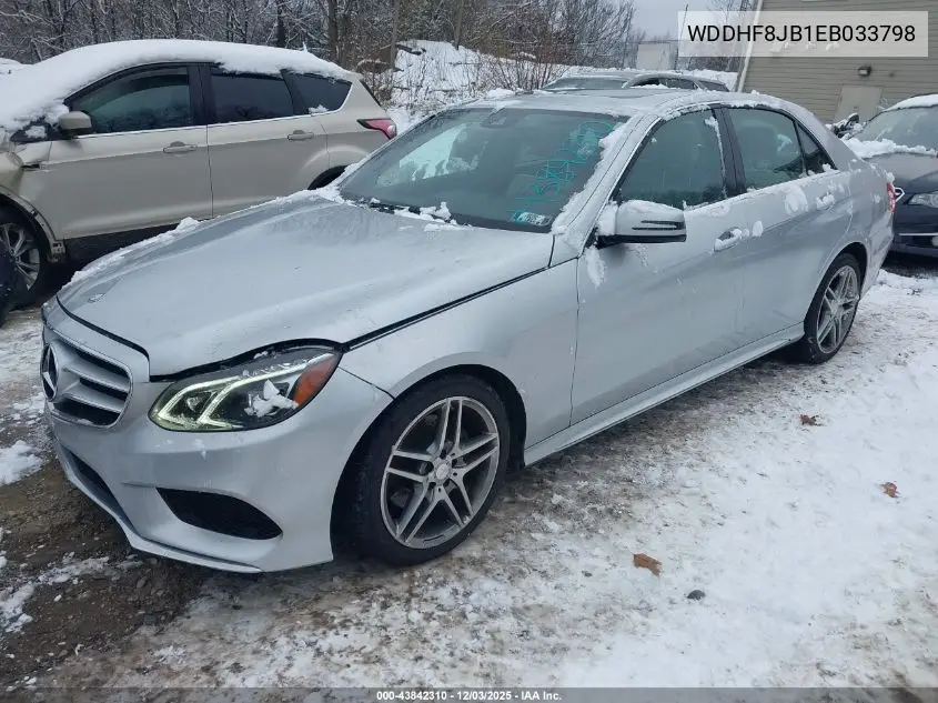 WDDHF8JB1EB033798 2014 Mercedes-Benz E 350 4Matic