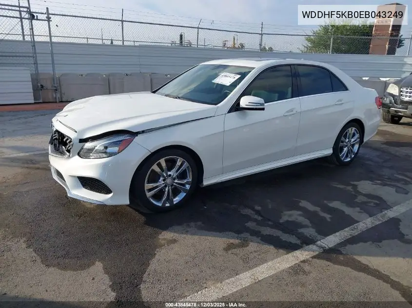 WDDHF5KB0EB043249 2014 Mercedes-Benz E 350