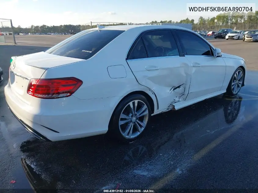 WDDHF5KB6EA890704 2014 Mercedes-Benz E 350