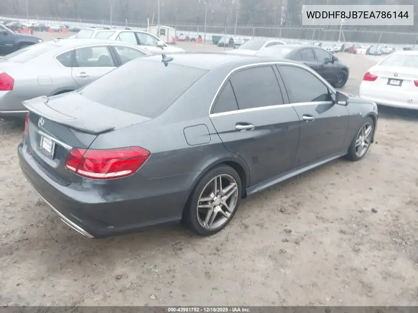 WDDHF8JB7EA786144 2014 Mercedes-Benz E 350 4Matic
