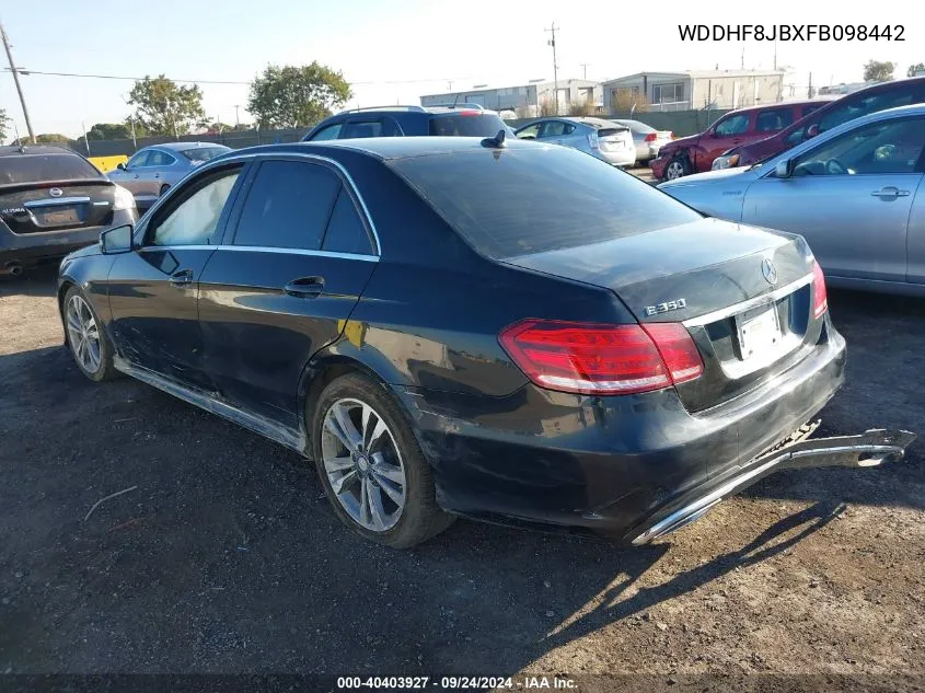 WDDHF8JBXFB098442 2015 Mercedes-Benz E 350 4Matic