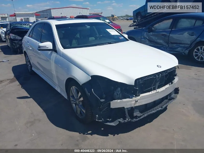 WDDHF0EB8FB157452 2015 Mercedes-Benz E 250 Bluetec