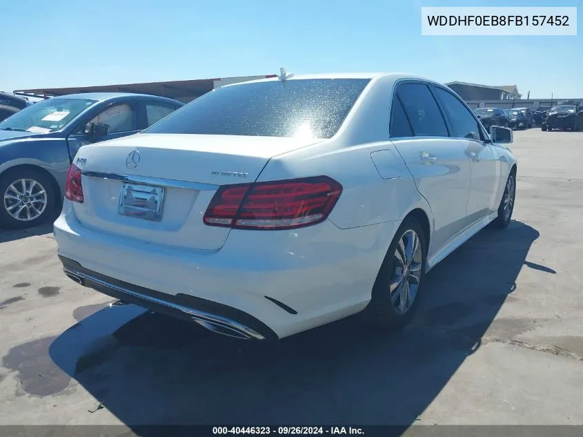 WDDHF0EB8FB157452 2015 Mercedes-Benz E 250 Bluetec