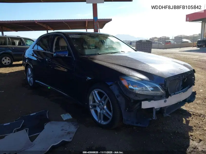 WDDHF8JB8FB105842 2015 Mercedes-Benz E 350 4Matic