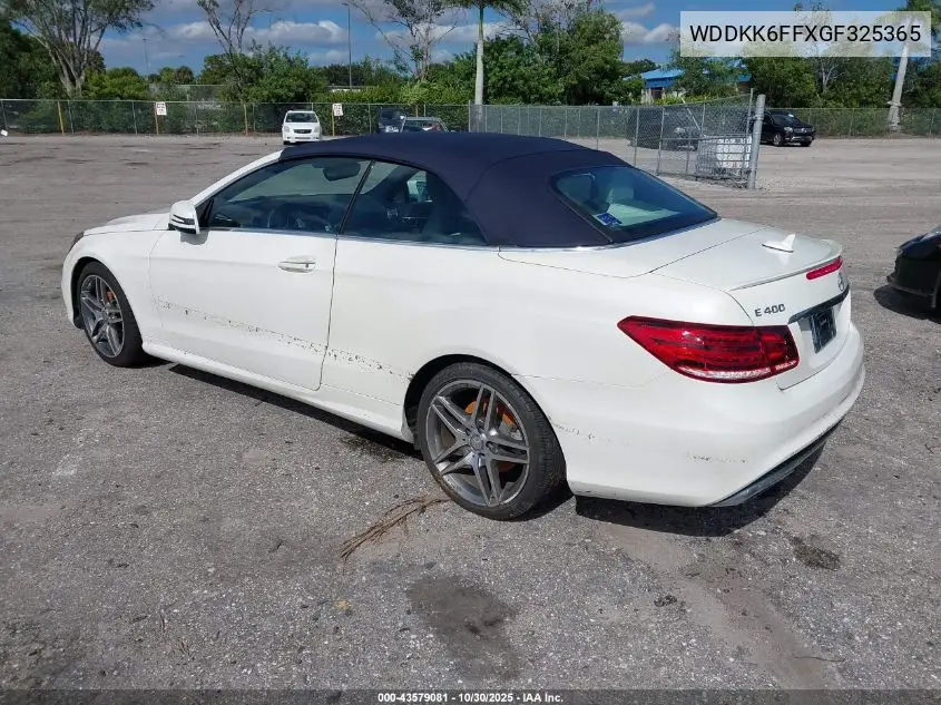 WDDKK6FFXGF325365 2016 Mercedes-Benz E 400