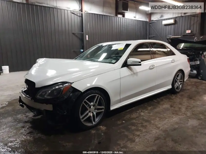 WDDHF8JB3GB238364 2016 Mercedes-Benz E 350 4Matic