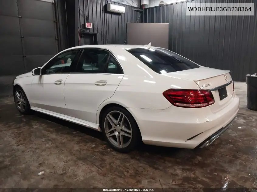 WDDHF8JB3GB238364 2016 Mercedes-Benz E 350 4Matic