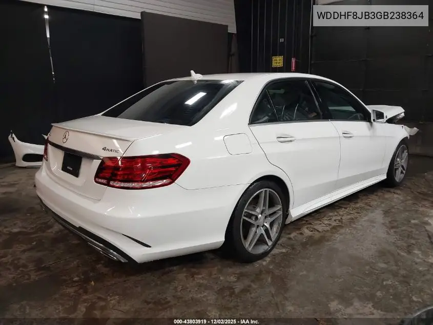 WDDHF8JB3GB238364 2016 Mercedes-Benz E 350 4Matic