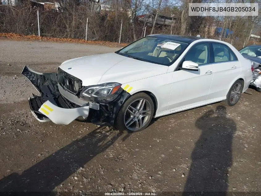 WDDHF8JB4GB205034 2016 Mercedes-Benz E 350 4Matic