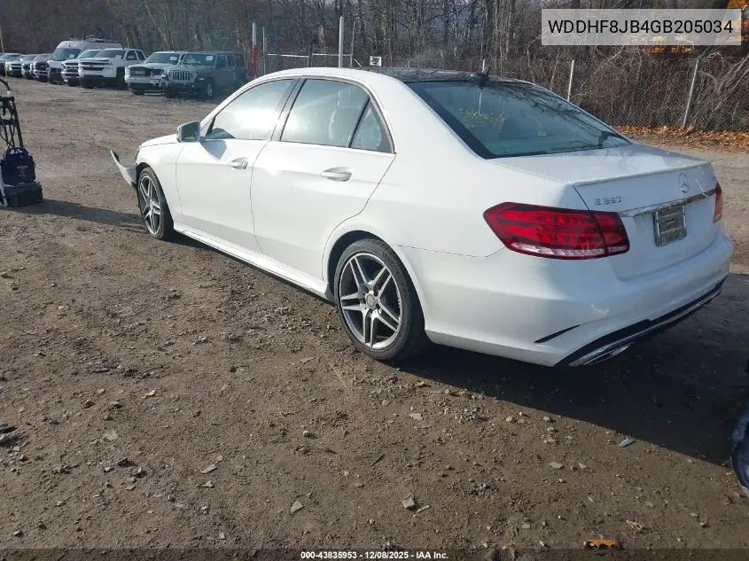 WDDHF8JB4GB205034 2016 Mercedes-Benz E 350 4Matic