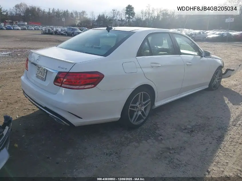WDDHF8JB4GB205034 2016 Mercedes-Benz E 350 4Matic
