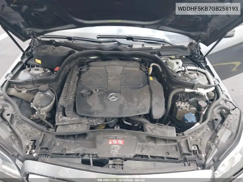 WDDHF5KB7GB258193 2016 Mercedes-Benz E 350