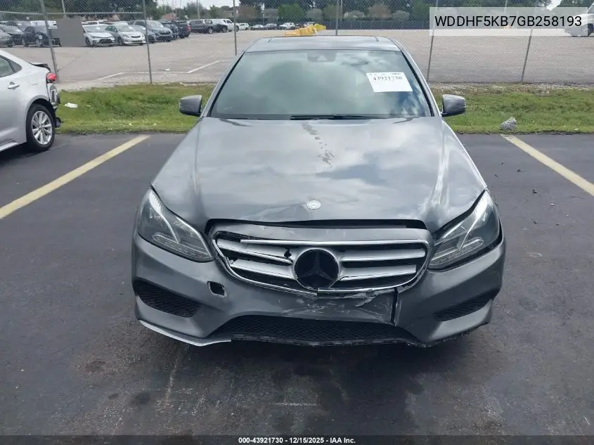 WDDHF5KB7GB258193 2016 Mercedes-Benz E 350