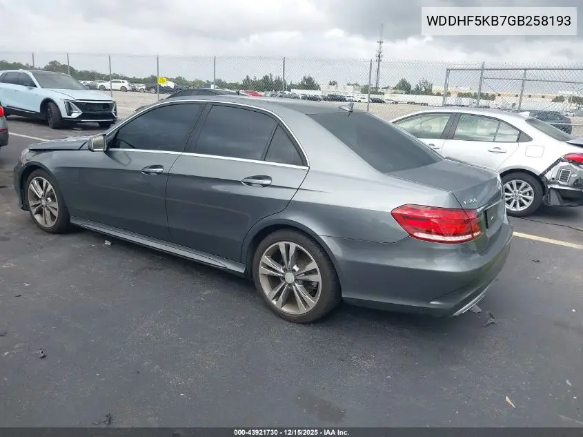 WDDHF5KB7GB258193 2016 Mercedes-Benz E 350