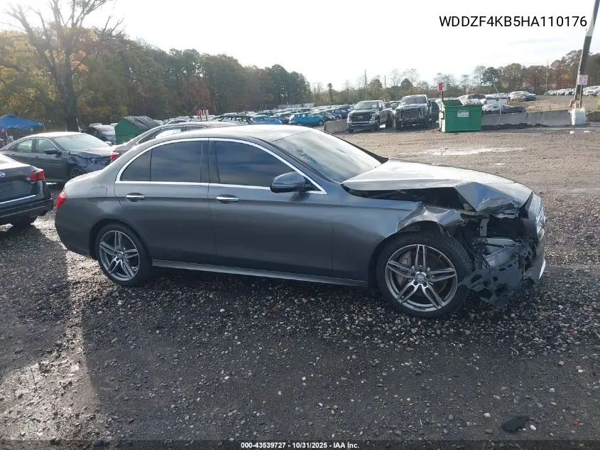 WDDZF4KB5HA110176 2017 Mercedes-Benz E 300 4Matic
