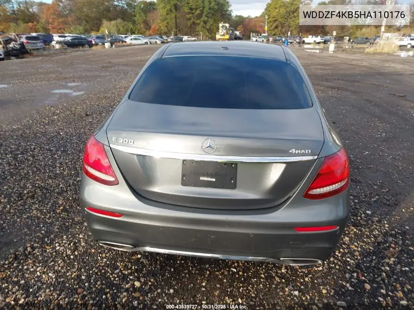 WDDZF4KB5HA110176 2017 Mercedes-Benz E 300 4Matic