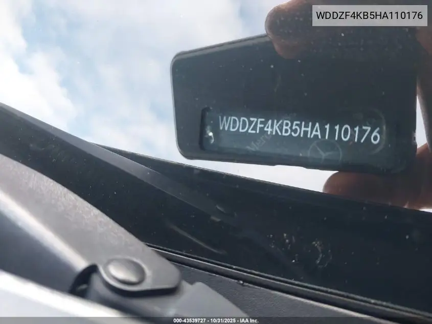 WDDZF4KB5HA110176 2017 Mercedes-Benz E 300 4Matic