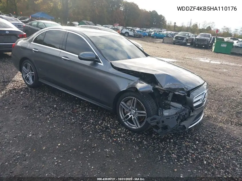 WDDZF4KB5HA110176 2017 Mercedes-Benz E 300 4Matic