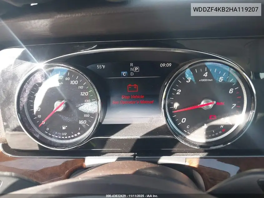 WDDZF4KB2HA119207 2017 Mercedes-Benz E 300 4Matic