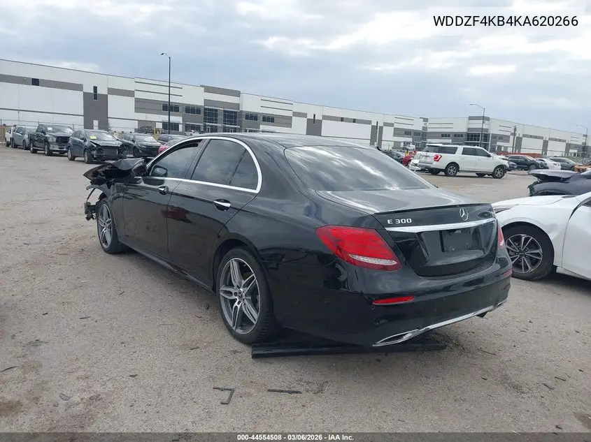 2019 Mercedes-Benz E 300 4Matic VIN: WDDZF4KB4KA620266 Lot: 44554508