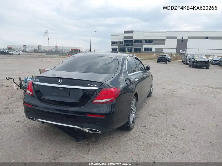 2019 Mercedes-Benz E 300 4Matic VIN: WDDZF4KB4KA620266 Lot: 44554508