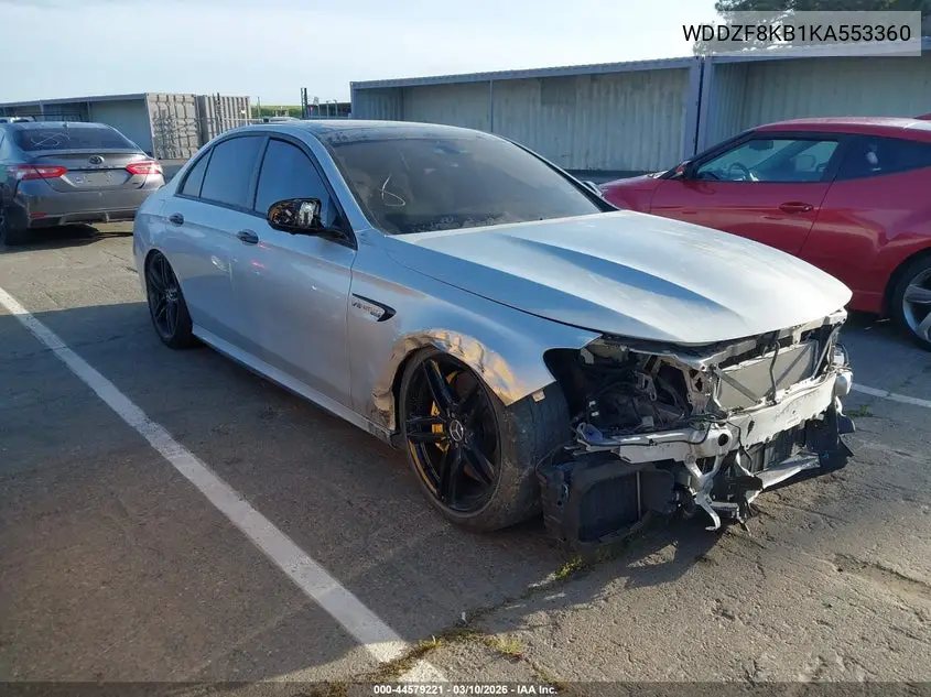 WDDZF8KB1KA553360 2019 Mercedes-Benz Amg E 63 S 4Matic