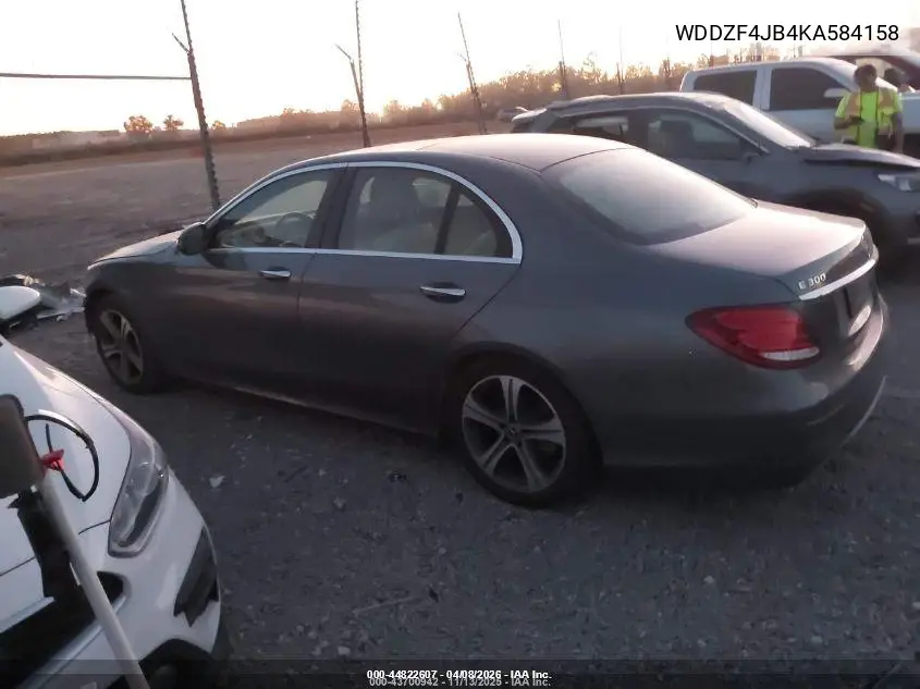 WDDZF4JB4KA584158 2019 Mercedes-Benz E 300