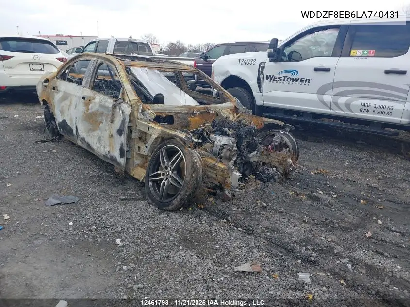 WDDZF8EB6LA740431 2020 Mercedes-Benz E 350 4Matic