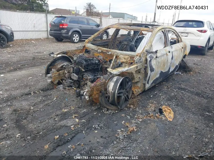 WDDZF8EB6LA740431 2020 Mercedes-Benz E 350 4Matic