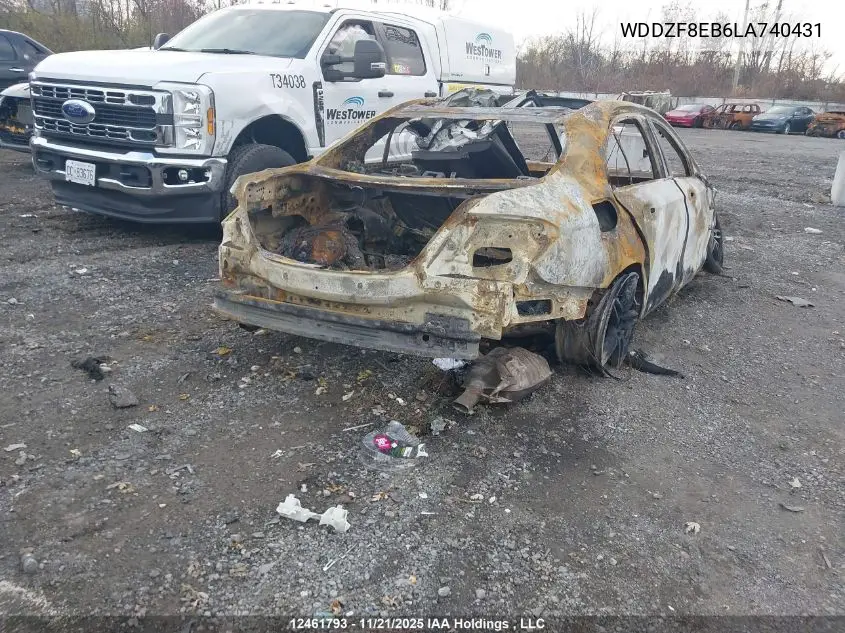 WDDZF8EB6LA740431 2020 Mercedes-Benz E 350 4Matic